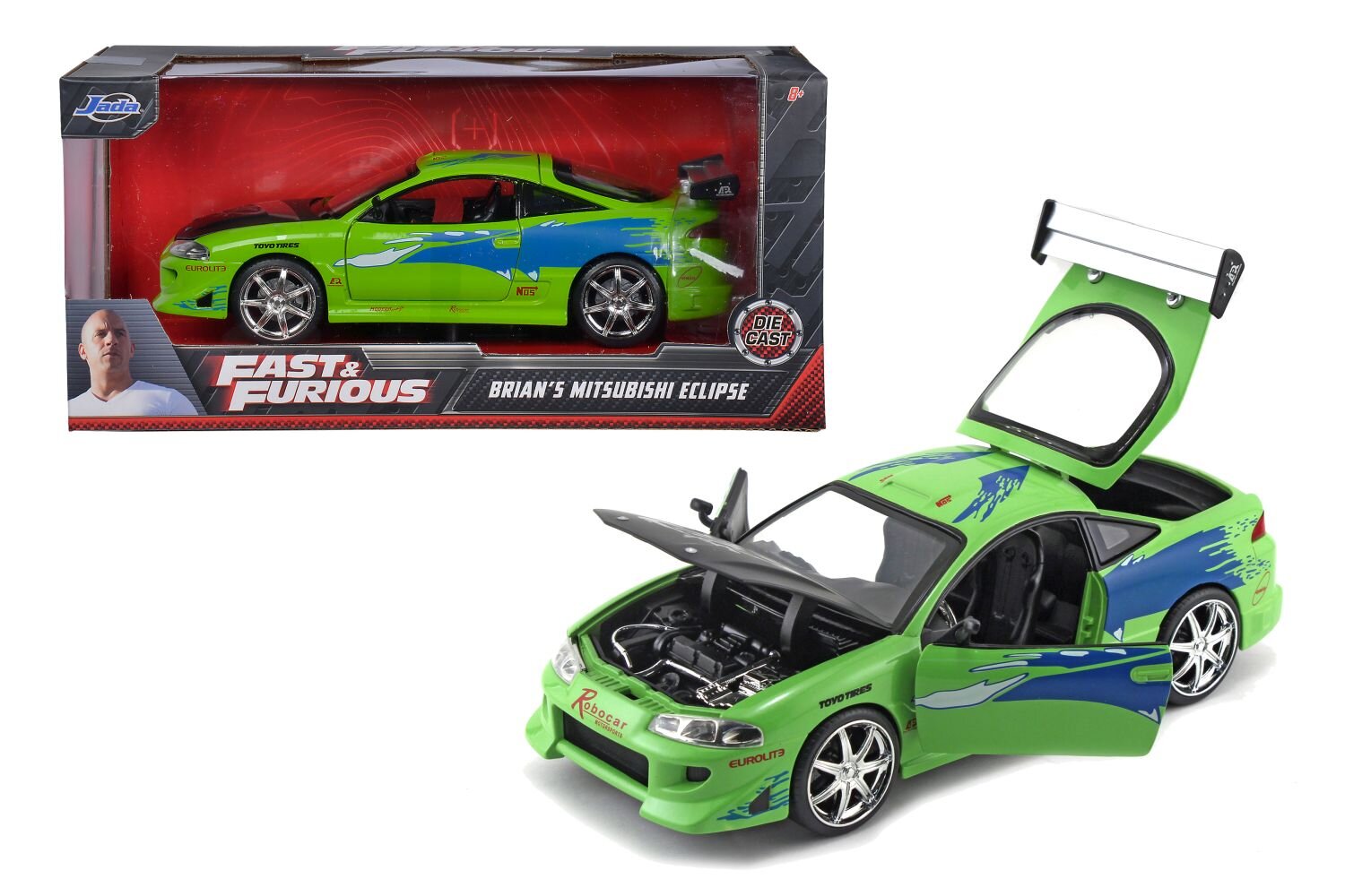 Rychle a zběsile auto 1995 Mitsubishi 1:24