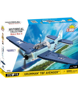 COBI 5752 II WW Grumman TBF Avenger, 1:48, 392 kostek