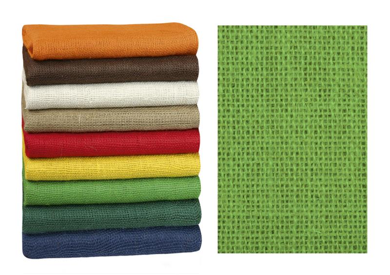 Bellatex Dekorační jutová plachetka sv. zelená - 1,3m x 3m