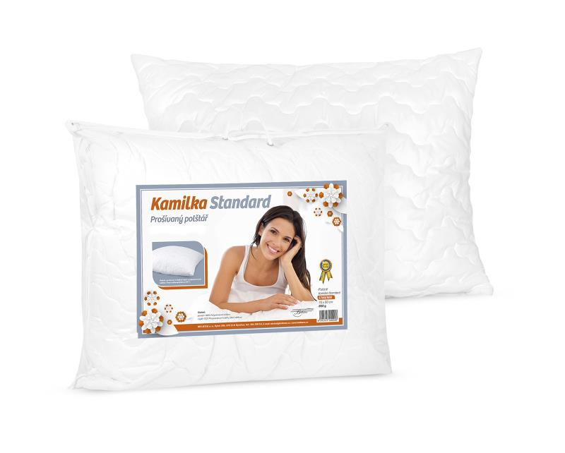 Bellatex Polštář Kamilka STANDARD 800g bílý - 70x90 cm
