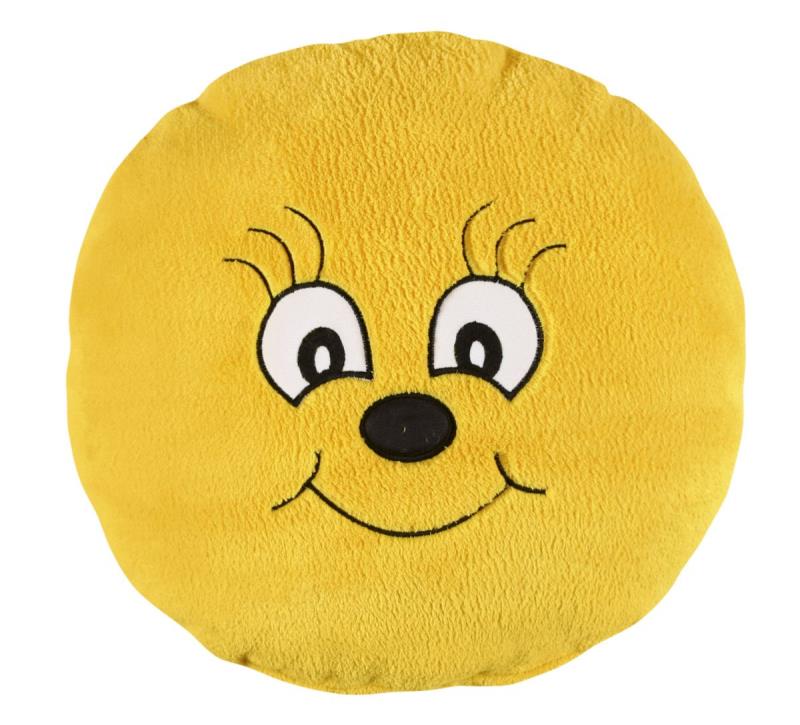 Bellatex Polštářek Kulička žlutá - průměr 35 cm