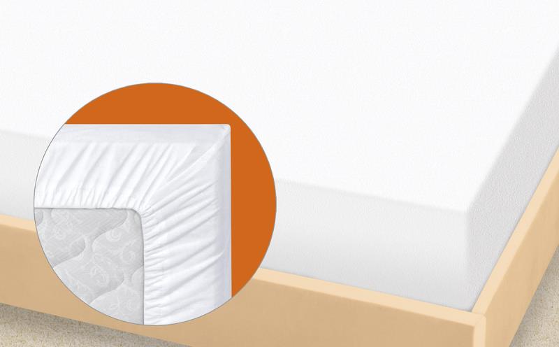 Bellatex Míša dětské prostěradlo se zátěrem bílé - 60x120 cm
