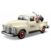 Harley Davidson Chevrolet 3100 Pickup + FLSTS Heritage, Maisto 1 : 24