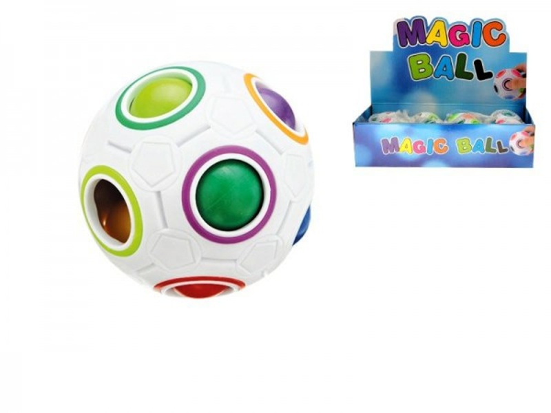 Plastový hlavolam míček 7 cm