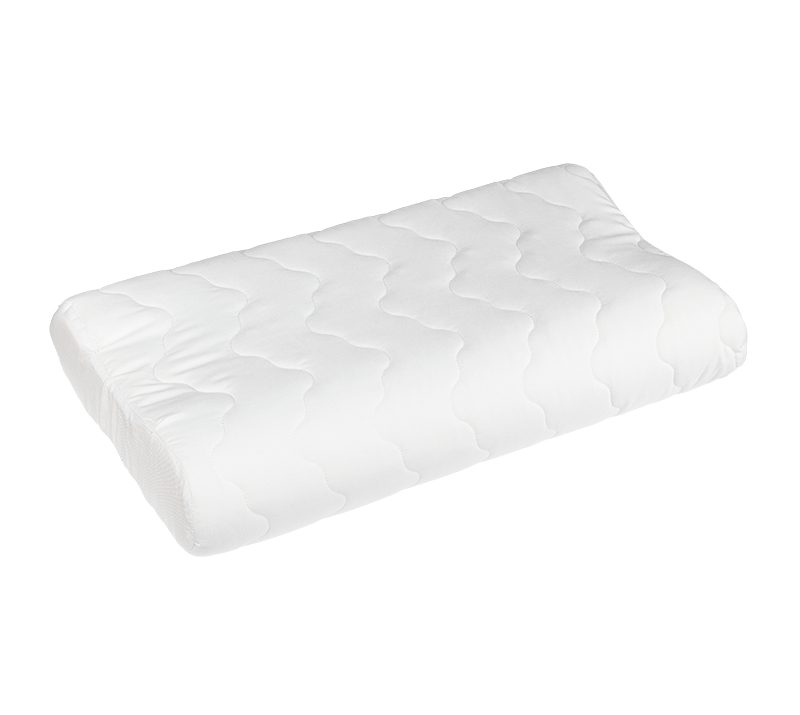 Bellatex Polštář anatomický prošívaný, bílá - 60x33 cm