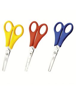 Easy školní nůžky s měřítkem - 13 cm mix barev