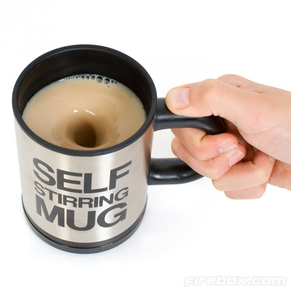 Líný samomíchací hrnek