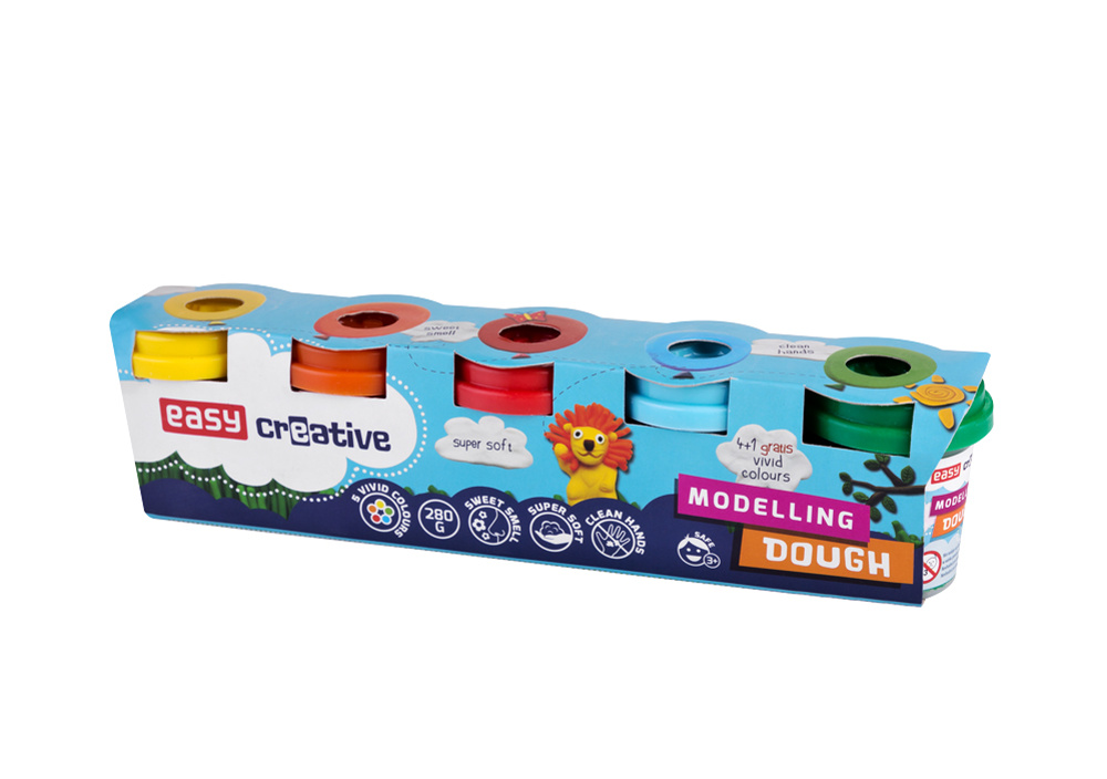 Easy Creative Sada modelíny, malé kelímky 5x56 g