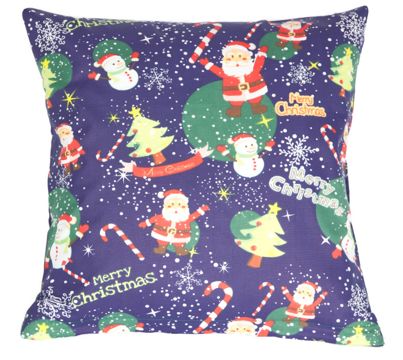 Bellatex Polštářek Vánoční modrá - 45x45 cm