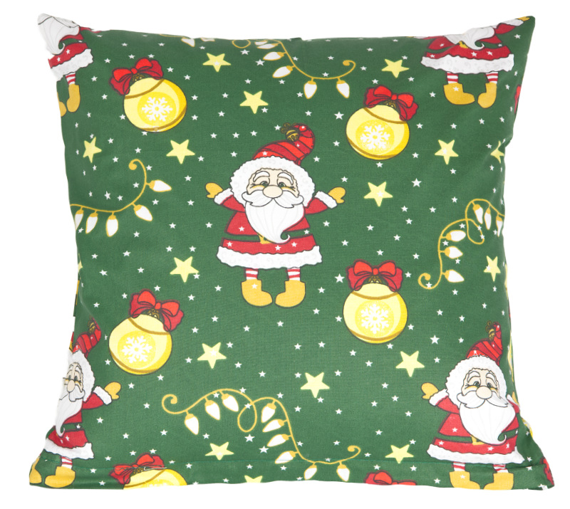 Bellatex Polštářek Vánoční zelená - 45x45 cm
