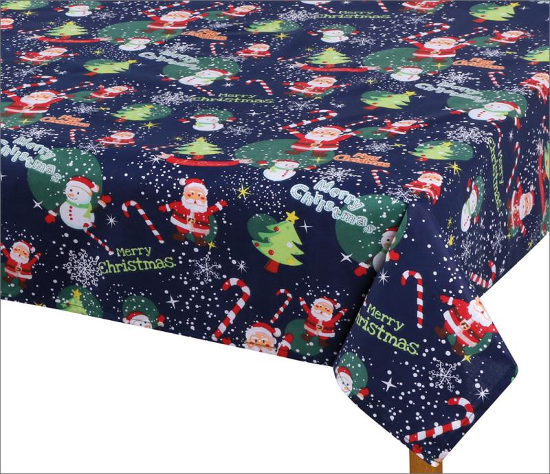 Bellatex Ubrus Vánoční motiv modrá - 120x140 cm