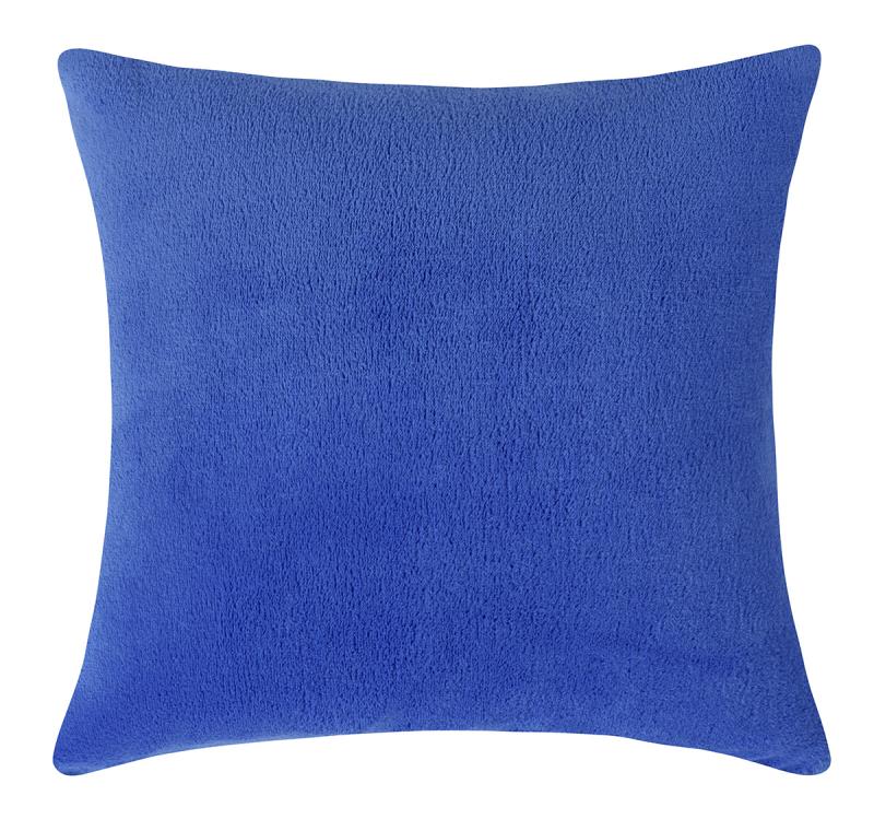 Bellatex Polštářek MIKRO Modrá - 40x40 cm se zipem
