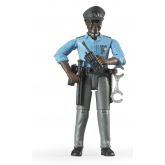 Bruder 60051 Figurka Policista tmavé pleti s příslušenstvím