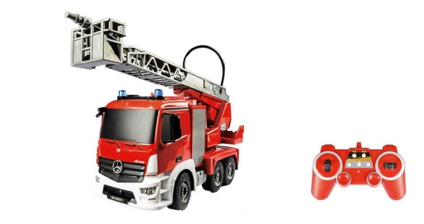 Fleg Hasičské auto Mercedes Benz s žebříkem