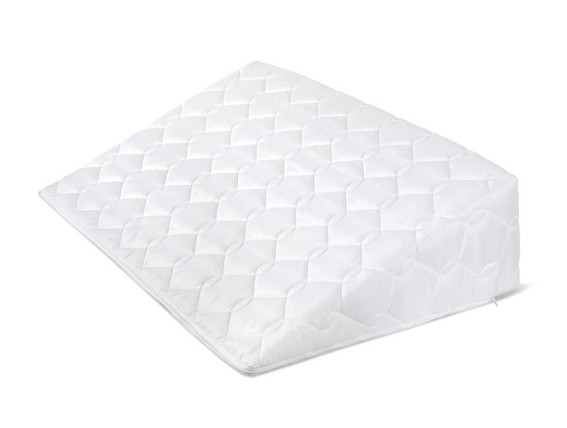 Bellatex Klínový podhlavník s proševem bílý, - 80x50x20 cm