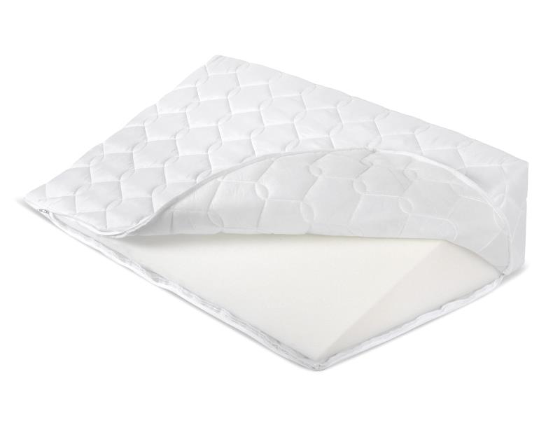 Bellatex Klínový podhlavník s proševem bílý, - 80x50x20 cm