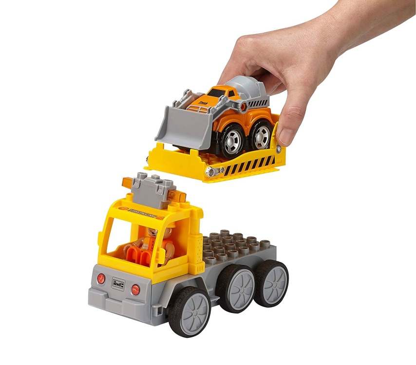 RC autíčko Revell Junior 23003 Tow Loader with excavator 40 MHz