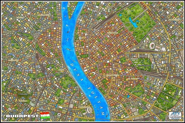 4D City Puzzle Budapešť