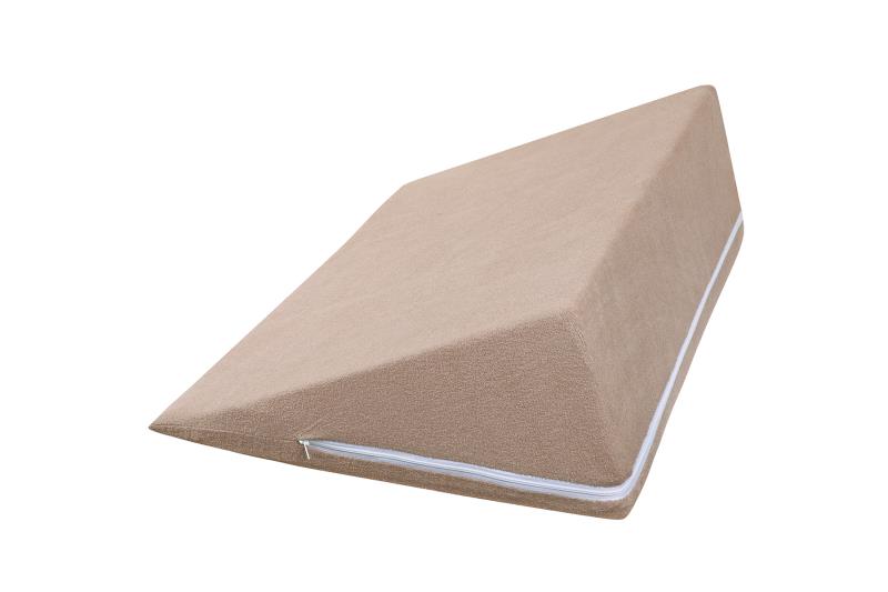 Bellatex Povlak na klínový podhlavník, Froté kávový - 80x50x20 cm