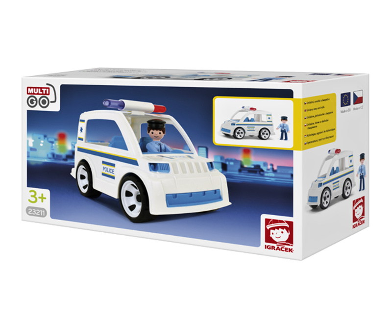 EFKO IGRÁČEK - Policejní auto s policistou