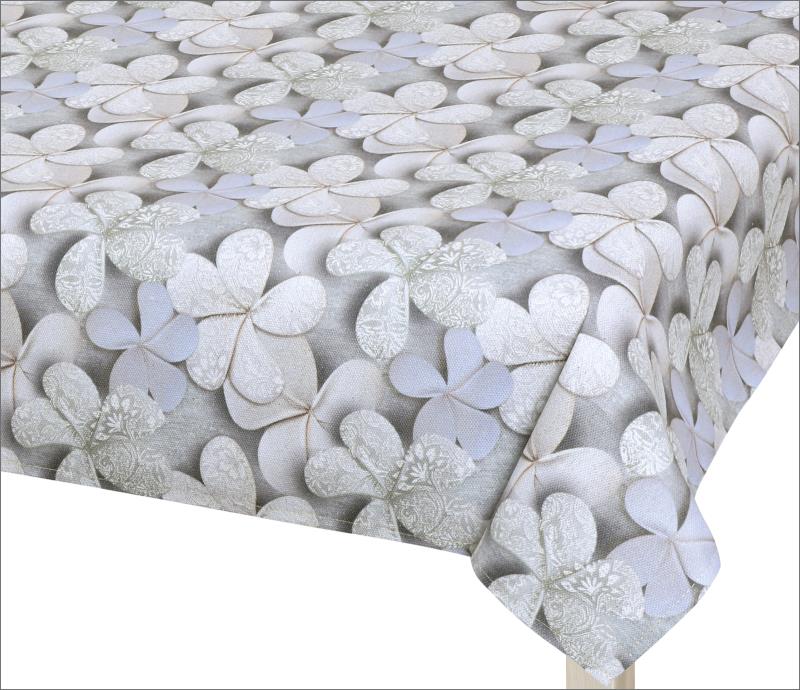 Bellatex Ubrus DITA, Květ šedý - 140x160 cm