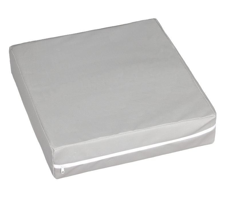 Bellatex Sedák nepromokavý, světle šedý - 40x40x10 cm