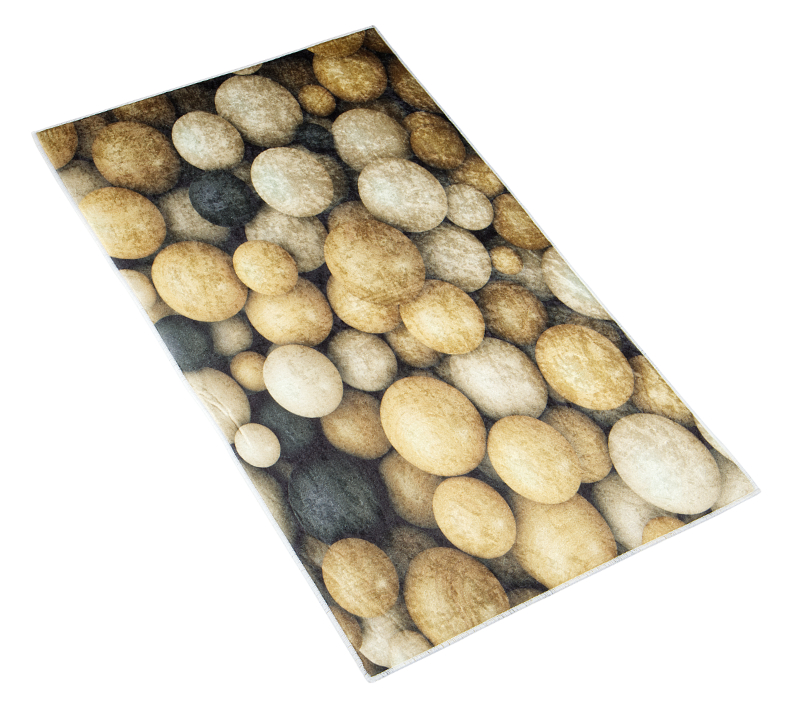 Bellatex Koupelnová předložka 3D tisk, Dřevěná koule - 60x100 cm