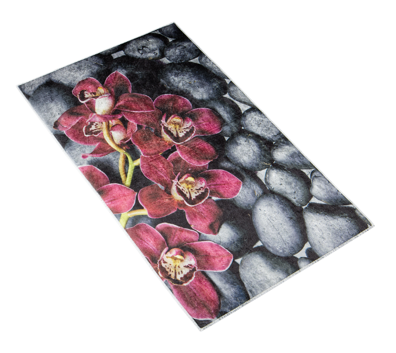 Bellatex Koupelnová předložka 3D tisk, Orchidea - 60x100 cm