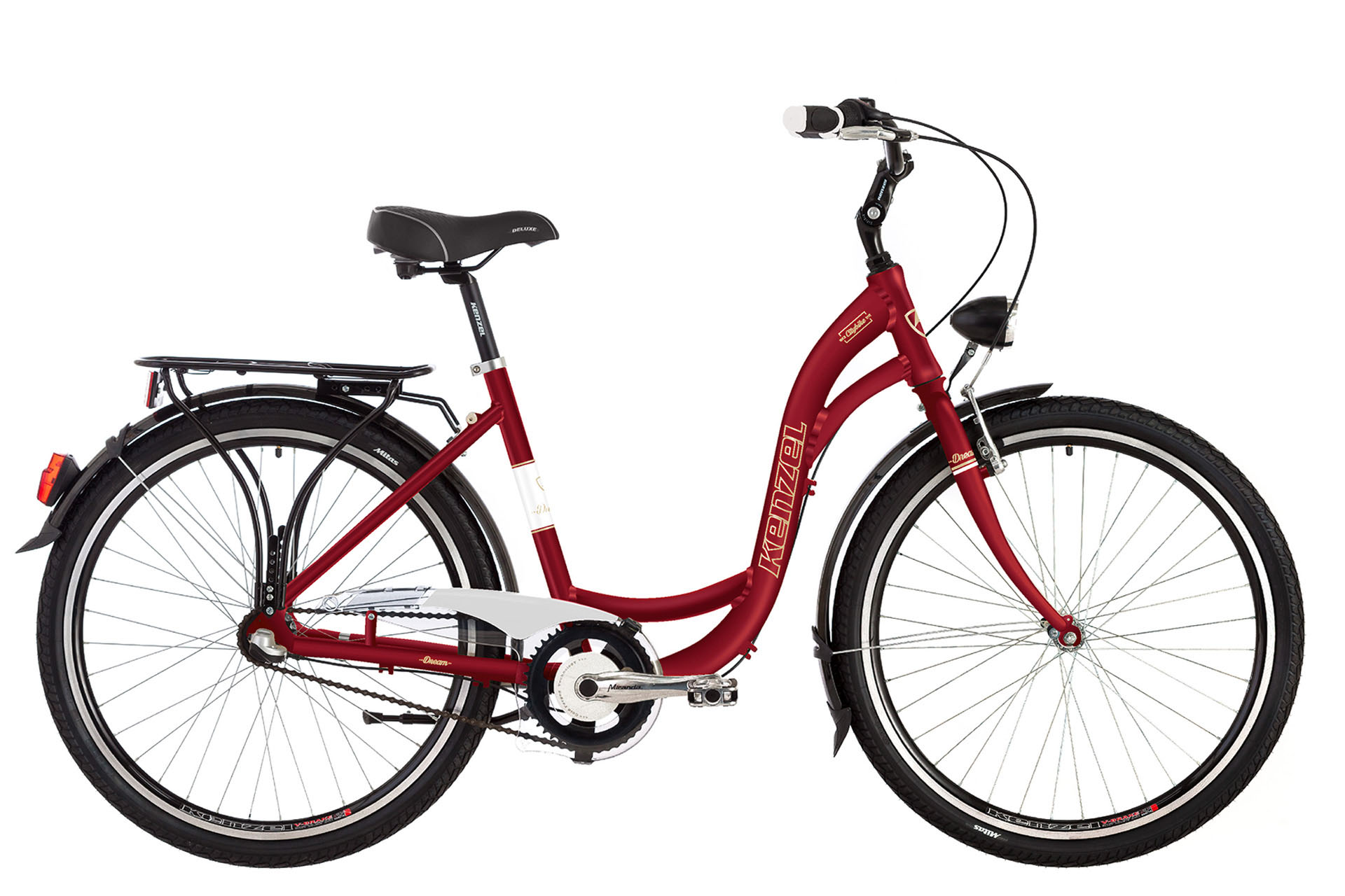 Kenzel Městské kolo Dream Deluxe 7spd 26" 2026 bordové