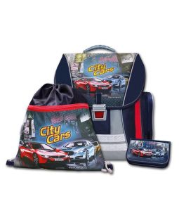Emipo Školní batohový set City Cars 3-dílný