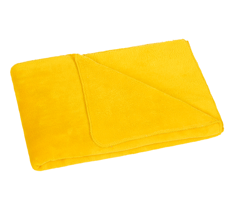 Bellatex dětská přikrývka Korall micro, žlutá - 75x100 cm