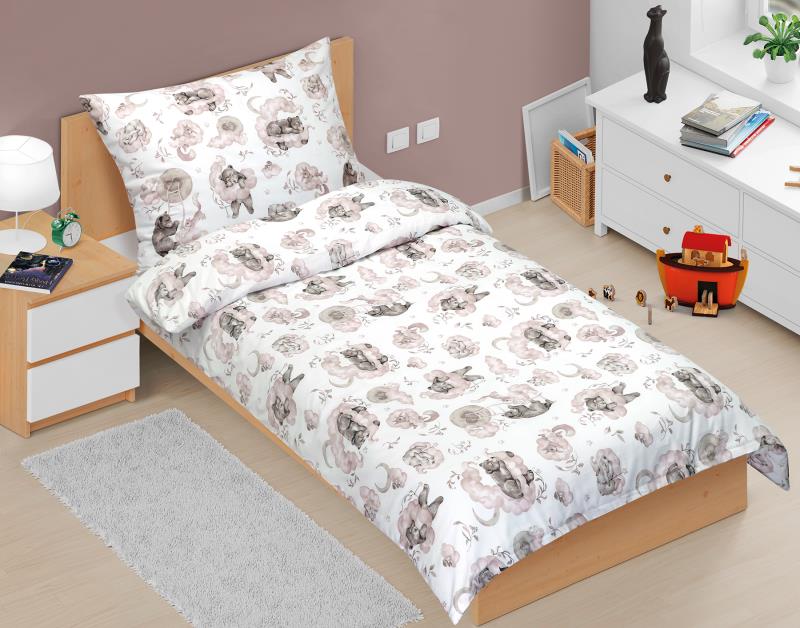 Bellatex Povlečení bavlna Junior, Medvídek spící - 140x200, 70x90cm