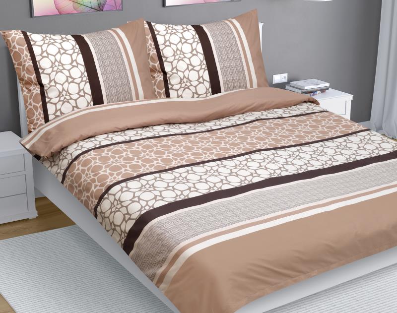 Bellatex Povlečení bavlna, Zeď kamenná - 200x220, 2ks 70x90 cm