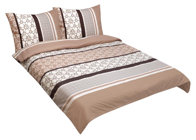 Bellatex Povlečení bavlna, Zeď kamenná - 180x220, 2ks 70x90 cm