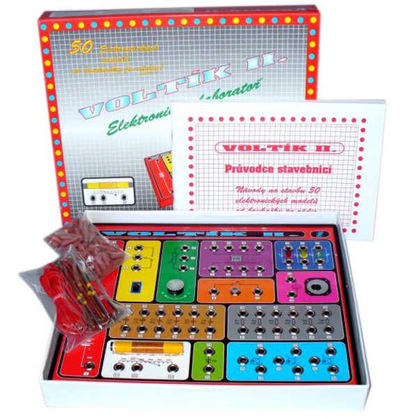 Voltík II. elektronická stavebnice na baterie