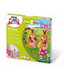 FIMO sada kids Form & Play Princezny, 4 x 42g