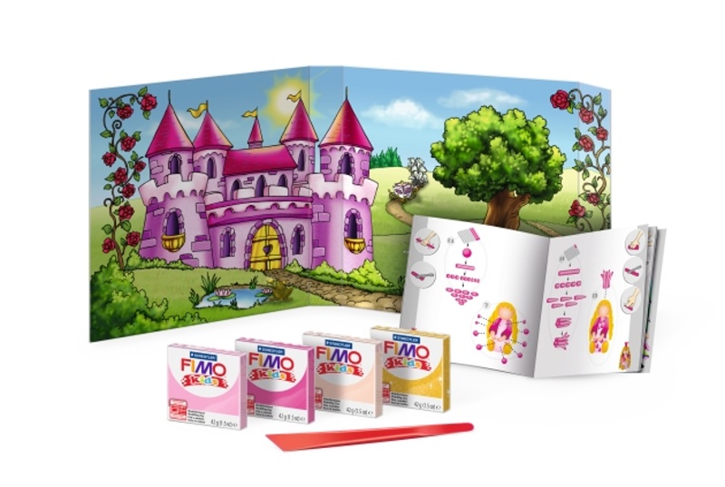 FIMO sada kids Form & Play Princezny, 4 x 42g