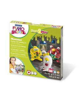 FIMO sada kids Form and Play Příšerky, 4 x 42g