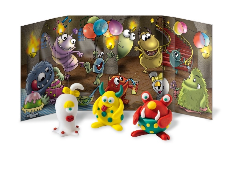 FIMO sada kids Form and Play Příšerky, 4 x 42g