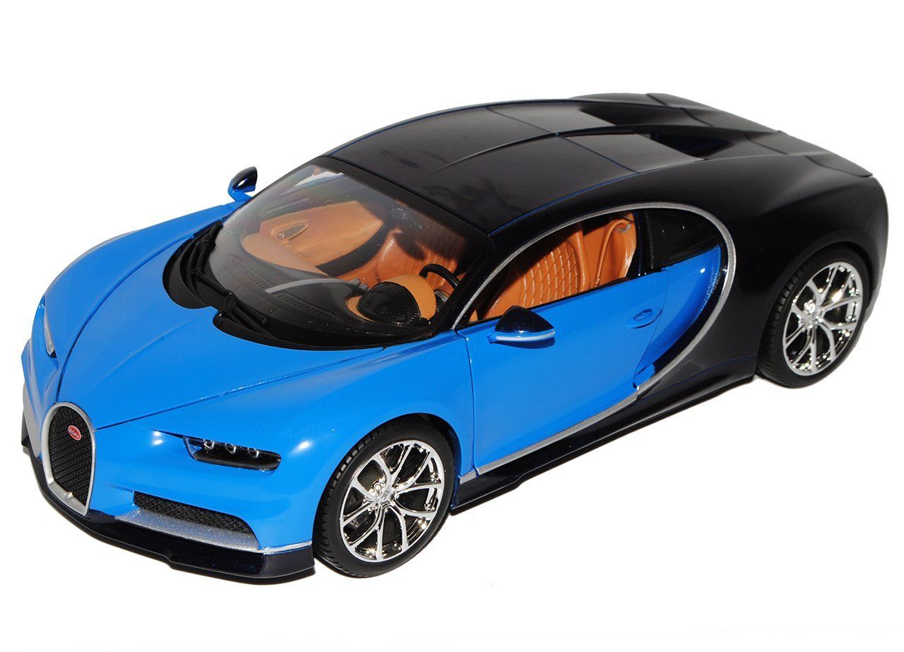 Maisto Bugatti Chiron, Modrá 1:24