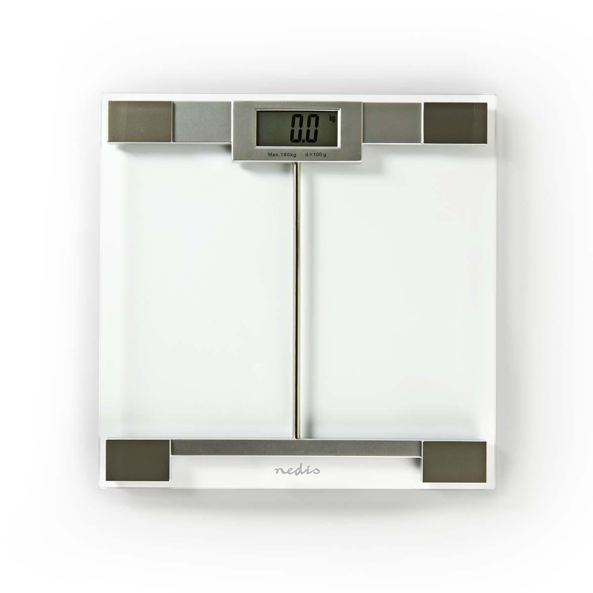 Nedis Digitální skleněná osobní váha 180 kg