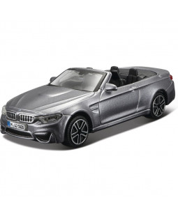 Bburago BMW M4 Cabriolet, Šedé 1:43