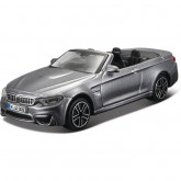 Bburago BMW M4 Cabriolet, Šedé 1:43