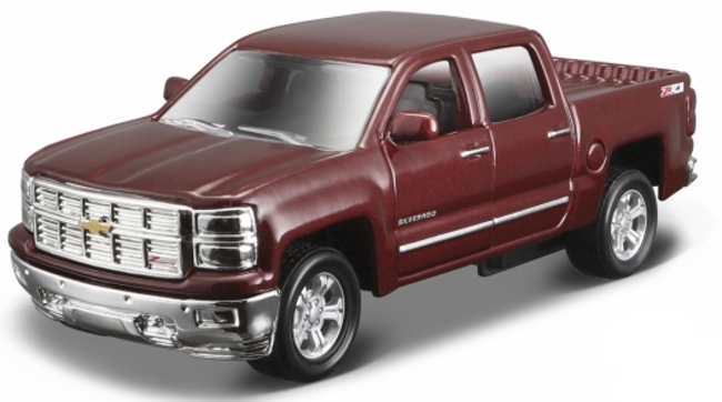 Maisto Chevrolet Silverado 1500 Z71 (2014), Burgundy 1:52