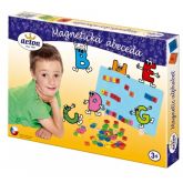 Magnetická abeceda 75 ks - dřevo