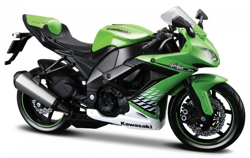 Maisto Kawasaki Ninja ZX-10R, Zelená 1:18