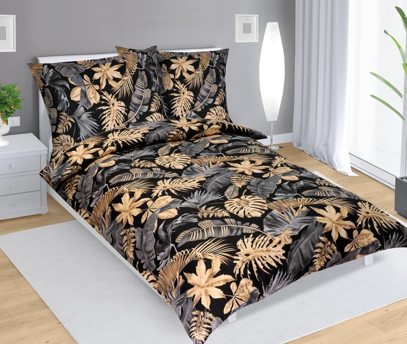 Bellatex Povlečení bavlna Monstera, 140x200, 90x70 cm