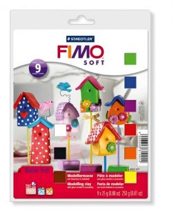 FIMO soft sada - základní 9 x 25g
