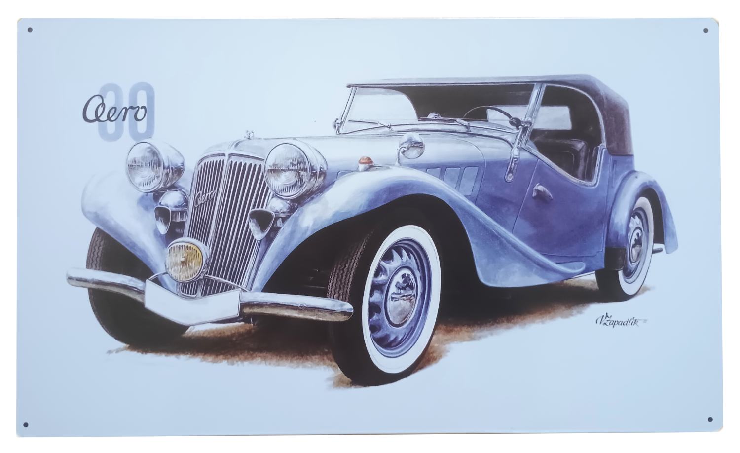 Plechová cedule Aero 30, 410 x 245 mm