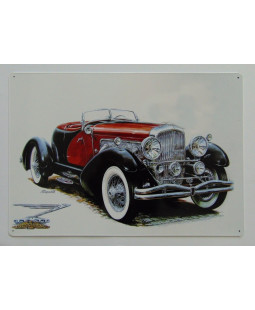 Plechová cedule Duesenberg SJ, 400 x 280 mm